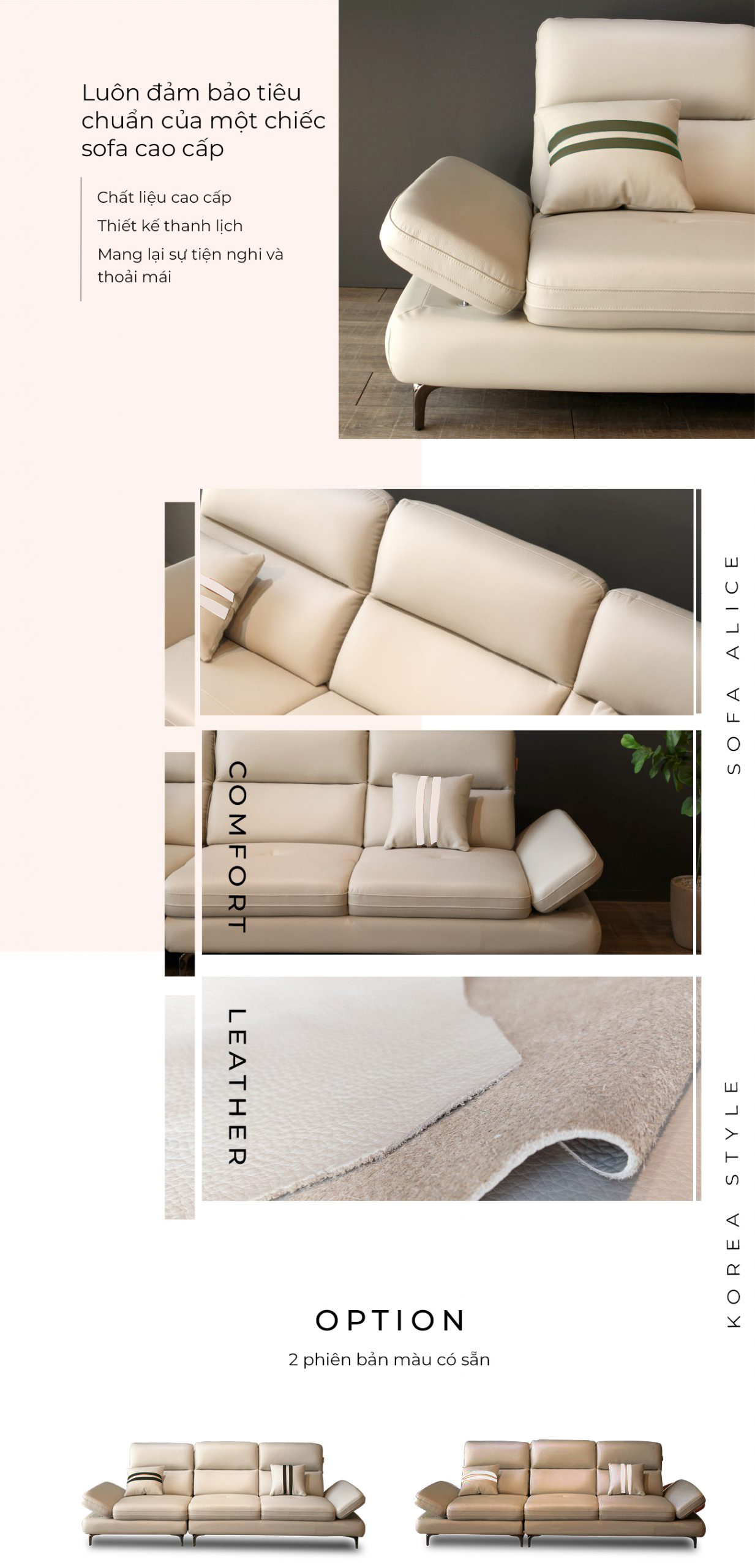 sofa cao cấp