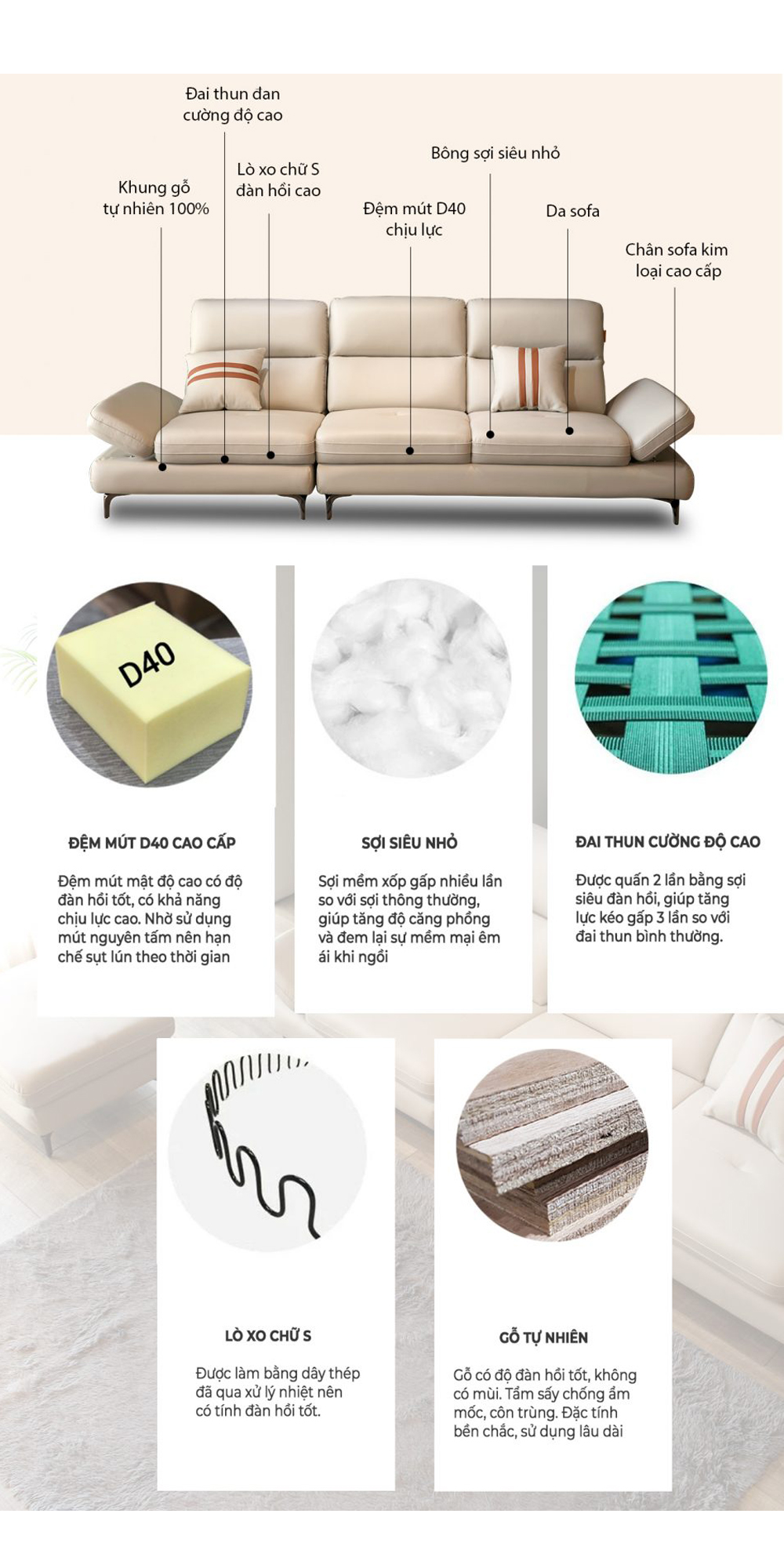 chất liệu ghế sofa