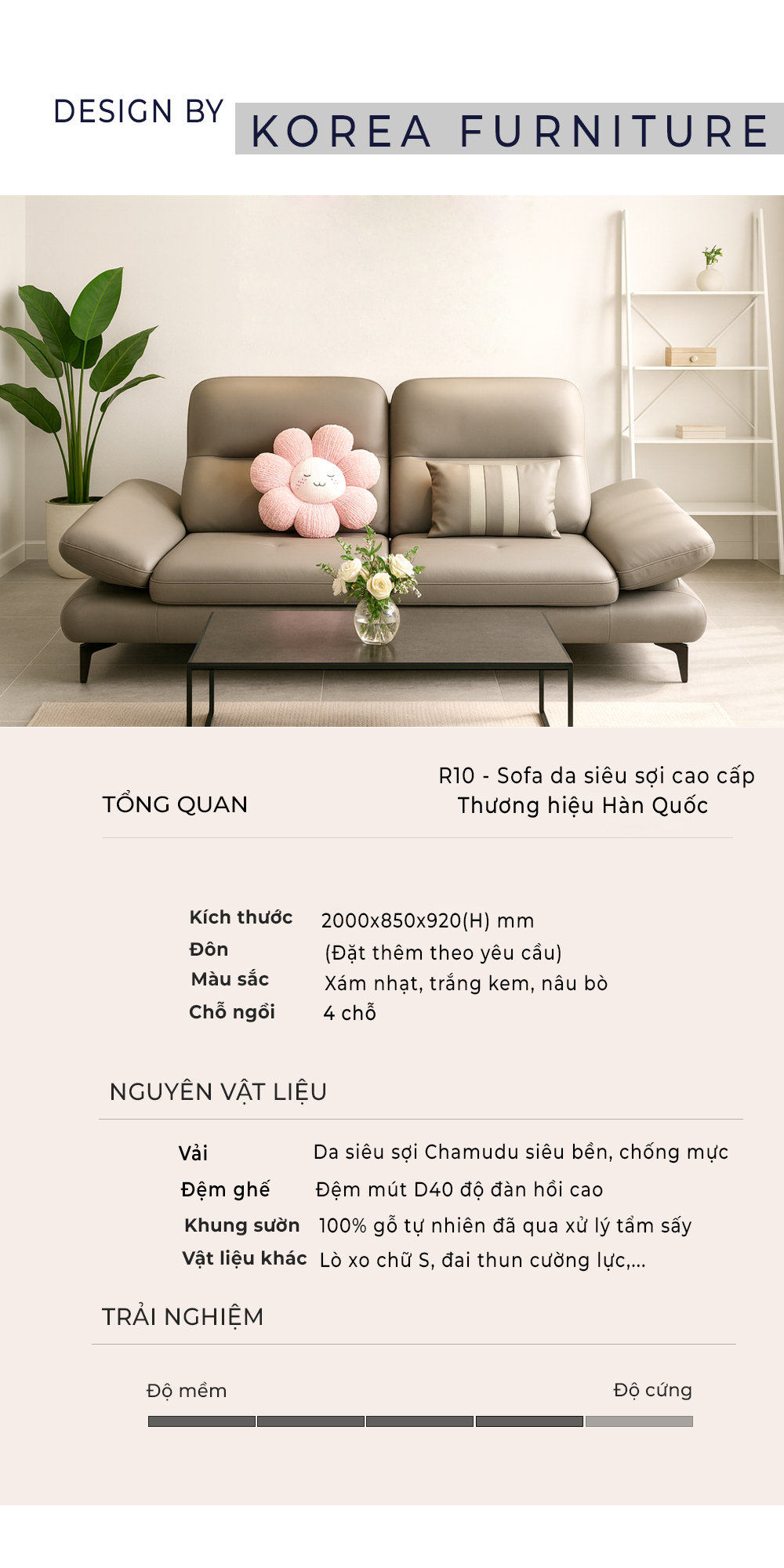 sofa da đẹp
