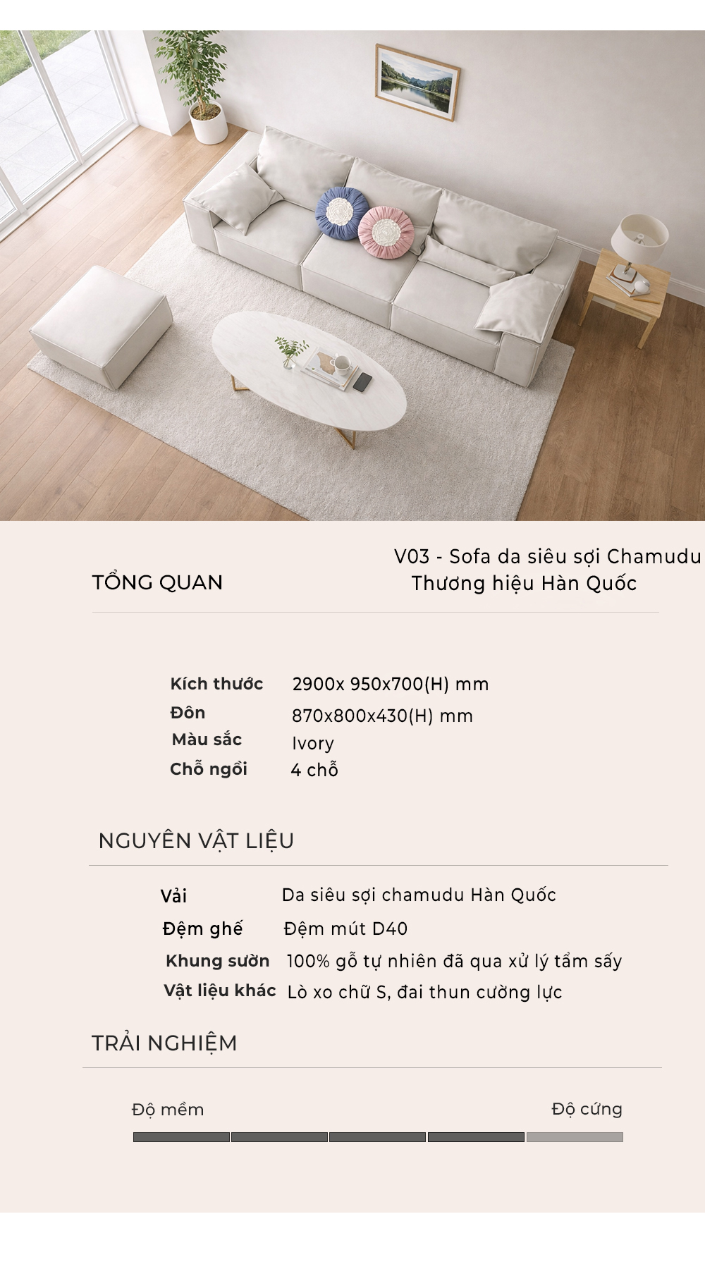 ghế sofa da chính hãng